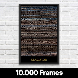 Gladiator Movie Poster, Russell Crowe, Joaquin Phoenix, Printable Movie Poster, Poster Digital