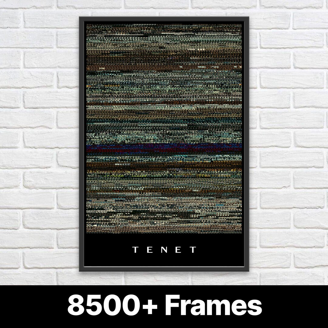 Tenet Movie Poster Christopher Nolan Robert Pattinson Tenet Etsy