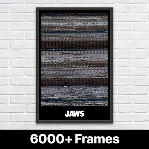 Jaws 1975 Movie Poster, Classic Horror Movie, Poster Digital, Custom Poster, Iconic Movie Poster, Printable Wall Art, Printable Movie Poster
