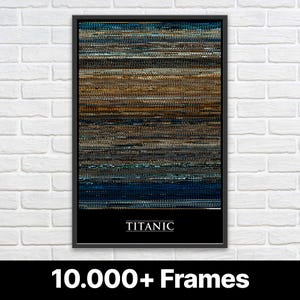 Póster de la película Titanic / Titanic 1997 / Póster de Titanic / Leonardo DiCaprio / Póster de película imprimible / Póster digital / James Cameron