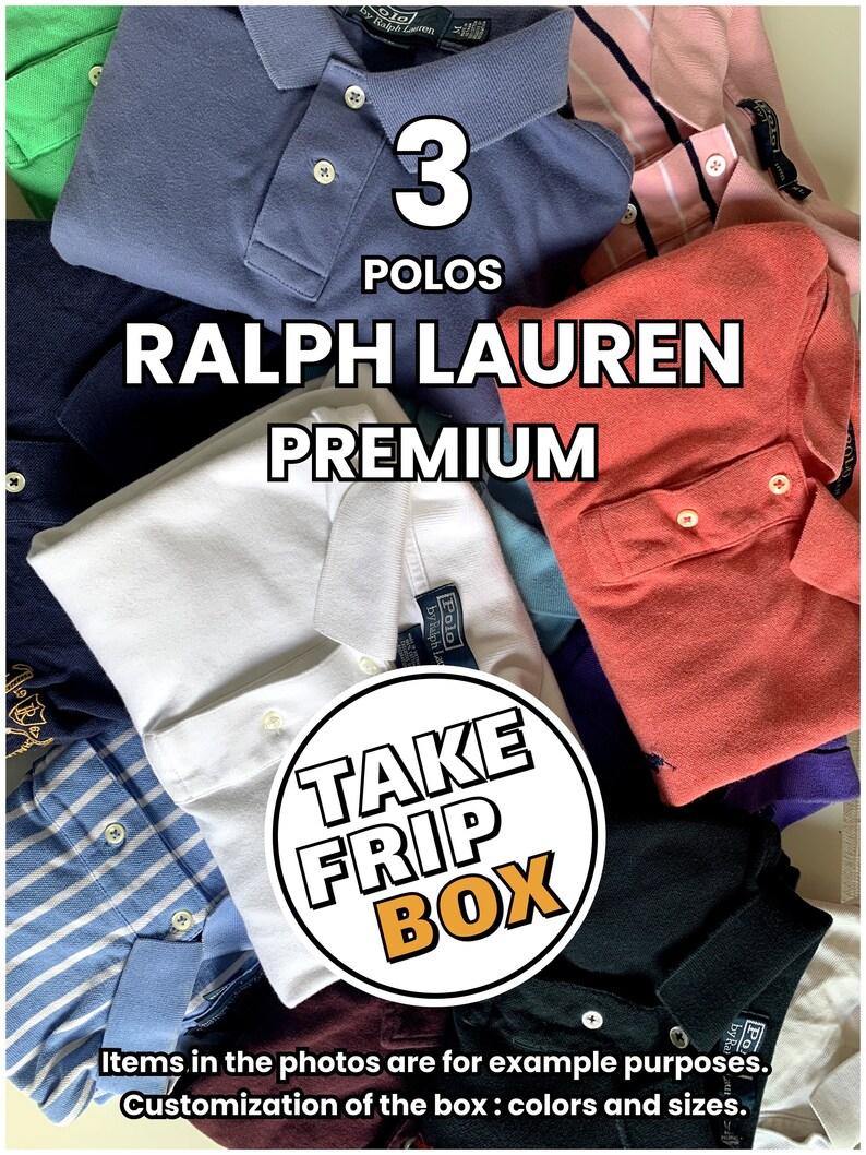 Caja personalizable 3 Polos Ralph Lauren PREMIUM imagen 1