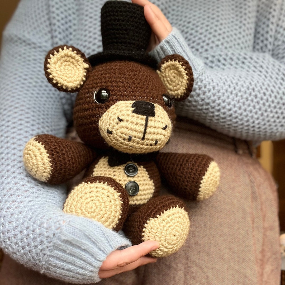 Freddy Fazbear Crochet Plush Etsy