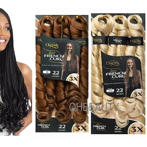 Cherish Synthetic Curly Hair Extension braid - Spiral French Curl 22 inches