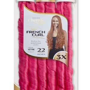 Cherish Synthetic Curly Hair Extension braid - Spiral French Curl 22 inches