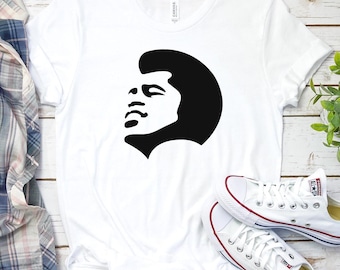 Camiseta de James Brown, camiseta de la leyenda de la música soul Motown, camiseta de icono de la música dance funky, camiseta de música disco de los años 70, camiseta de estilo vintage, camiseta de activismo