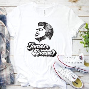 James Brown Shirt, Soul Music Motown Legend Shirt, Funky Dance Music Icon Shirt, 70s Disco Music Shirt, Vintage Style Shirt, Activism Shirt