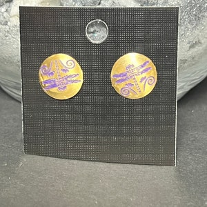 Antique Looking Stud Earrings