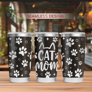 Copo Cat Mom de 20 onças