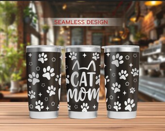 Cat Mom 20oz tumbler