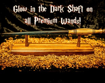 Handmade Wooden Wizarding Wand | Glow-in-the-Dark, UK
