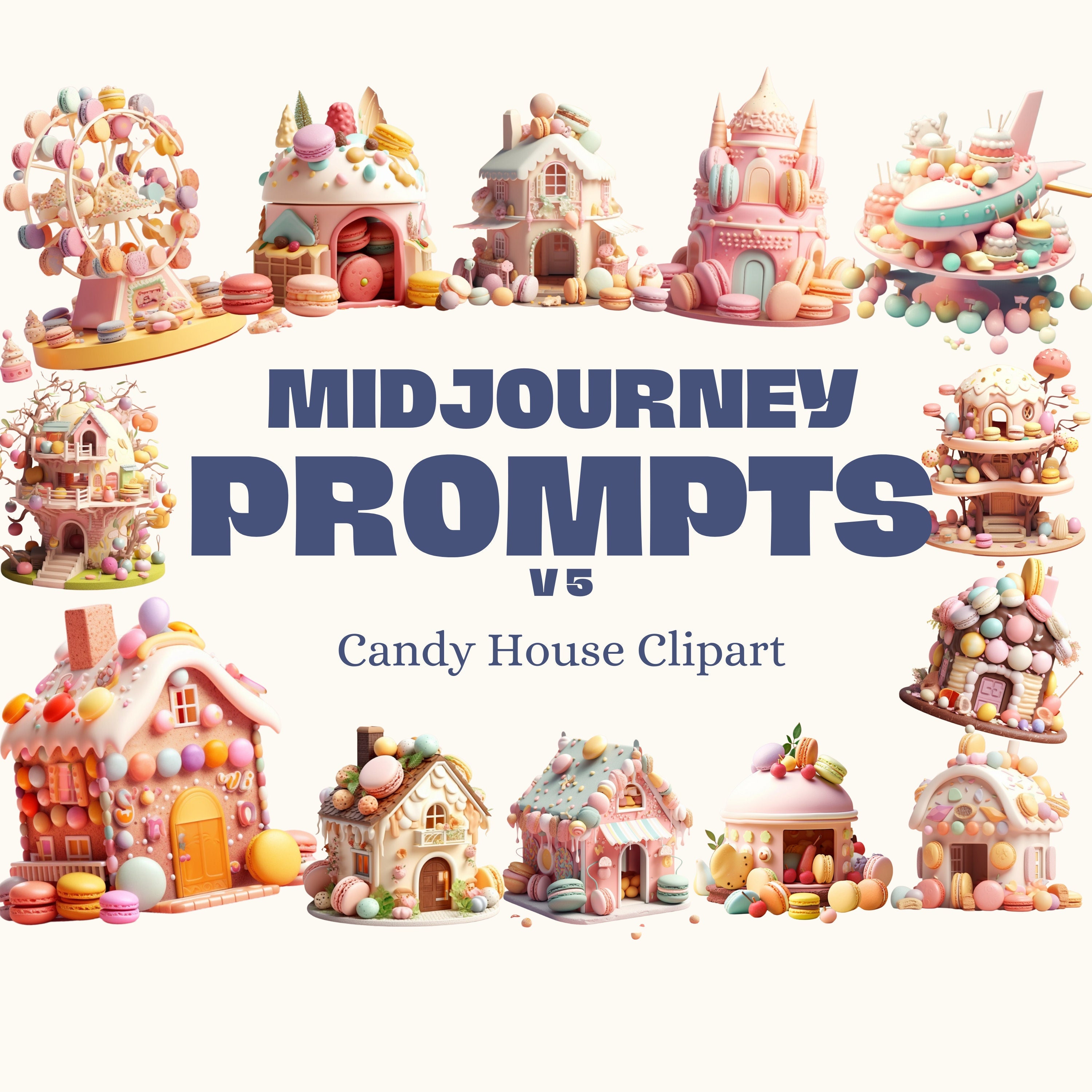 Midjourney Prompts for Candy House AI Ultimate Guide Cute Etsy