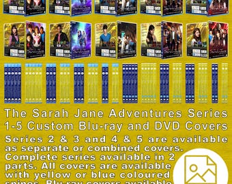 The Sarah Jane Adventures Custom Covers for Blu-ray/DVD. Individual, Combined or Full Series Covers. Designed to match my other covers!