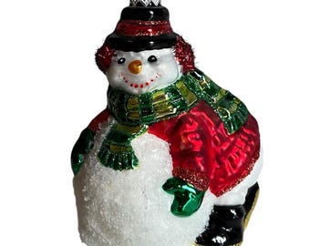 ヴィンテージ クリスマスオーナメント ピンク 凹みガラス クリスマス