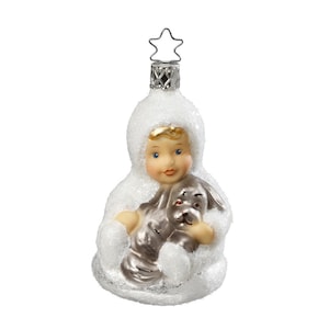 Glass Christmas Ornament - My best friend. Collectible Bauble. Blown glass ornament. Christmas Tree Decoration. Handmade in Europe
