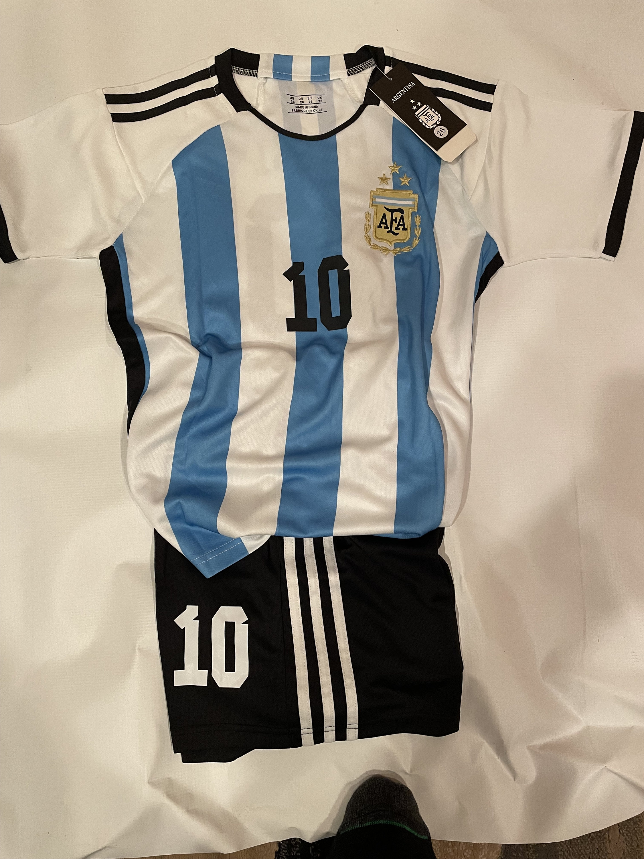 Messi Youth Soccer Jersey Set - Etsy