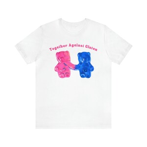 Gluten Free Unisex Tshirt for Celiacs, Gluten Intolerance Shirt