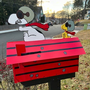 Snoopy Flying Ace Mailbox