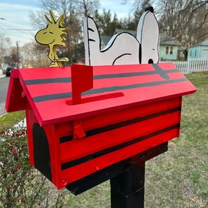 Snoopy and Woodstock Mailbox