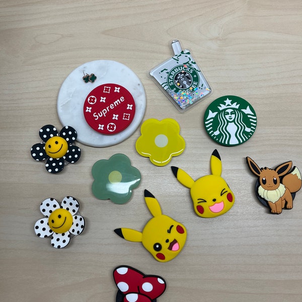 Cute Character Phone Grip [Starbucks,Pokemon,Mini Mouse]