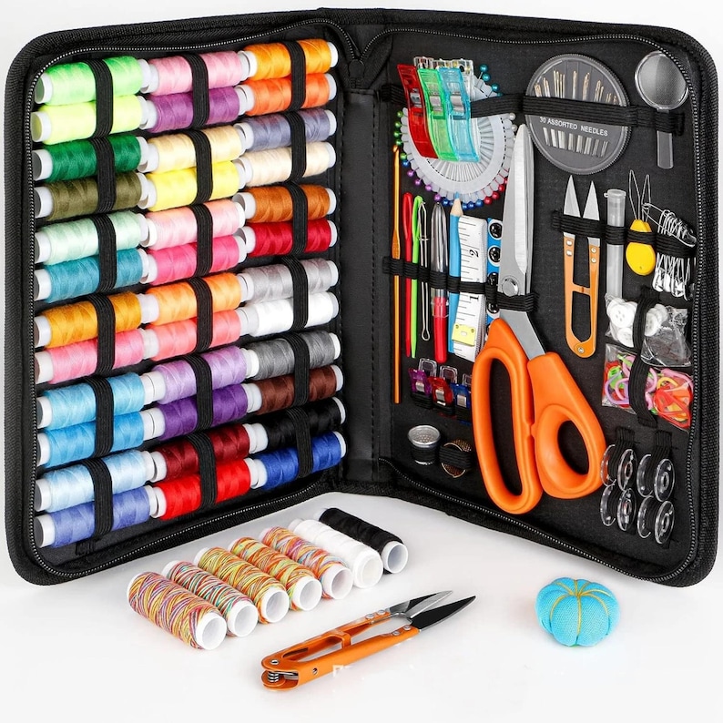 DIY Multi-function Sewing Kit Box Set - Hand Quilting, Stitching ...