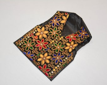 Afghan Traditional Hand Embroidered Waistcoat | Kuchi Waistcoat Handamade Clothing Hand Embroidery | Kids Baby