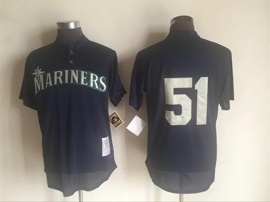 Mitchell & Ness Authentic Edgar Martinez Seattle Mariners 1989 Pullover Jersey