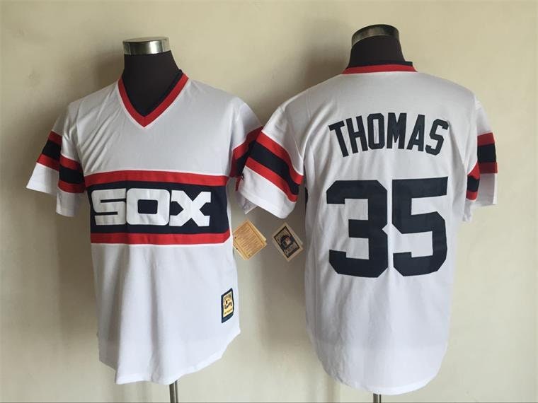 Frank Thomas Chicago White Sox 2005 World Series Alt Black Men's Jersey  (S-3XL)