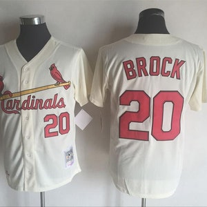 Men's St. Louis Cardinals Bob Gibson Mitchell & Ness Cream Cooperstown  Collection Authentic Jersey