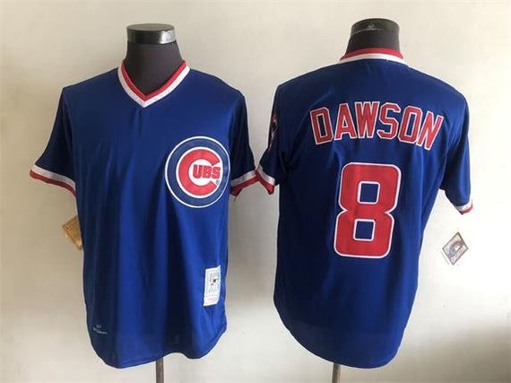 Andre Dawson Jersey - Chicago Cubs 1987 Away Vintage Throwback MLB Jersey