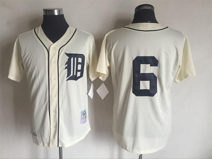 Vintage Detroit Tigers Al Kaline Throwback Baseball Jersey