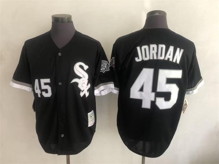 MICHAEL JORDAN Chicago White Sox 1994 Home Majestic Baseball Throwback  Jersey - Custom Throwback Jerseys