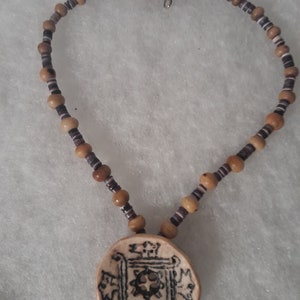 Woodpecker shell gorget