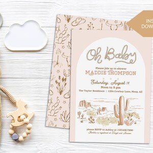 little cowgirl shower invitation cowgirl western rodeo baby shower invite template