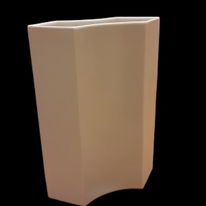 Rare Vintage Rosenthal White Porcelain Vase, 9&quot; Tall