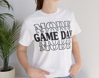 Game Day Mode Sports Unisex Jersey Short Sleeve Tee