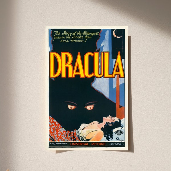 Dracula by Karoly Grosz - Premium Matte Film Poster (1931)