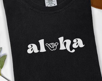 Camiseta Aloha, Camiseta con pidgin local de Hawái, Camiseta con ambiente isleño, Shaka