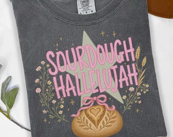 T-shirt alléluia au levain, chemise de démarrage drôle de levain, cadeau de levain, chemise de boulanger, t-shirt de fabrication de pain, haut de machine à pain