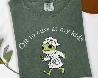 Camiseta divertida con meme de rana para mamá, camiseta con humor sarcástico para adultos