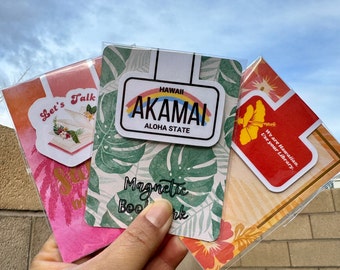 Nostalgic Hawaii Magnetic Bookmarks