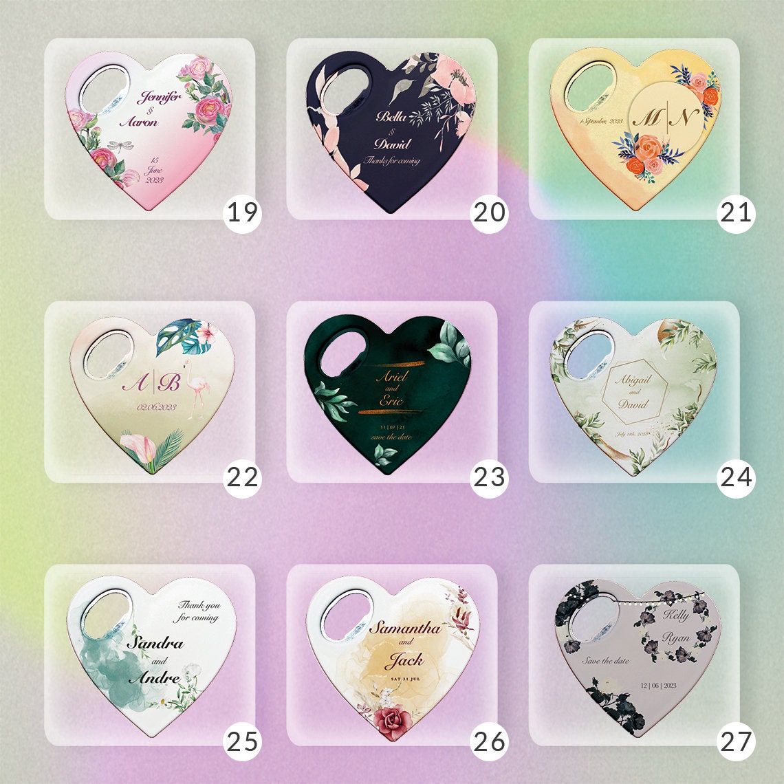 Personalized Baby Shower Favors,unique Bottle Opener, Heart