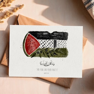 Palastine Flag | Palästina | Poster | Karte | Illustration | Free Palastine | Quran