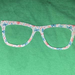 Topper per occhiali da sole &quot;ritorno a scuola&quot; / Design a farfalla e libri per paio di occhiali / Regalo per insegnanti / Stile classe