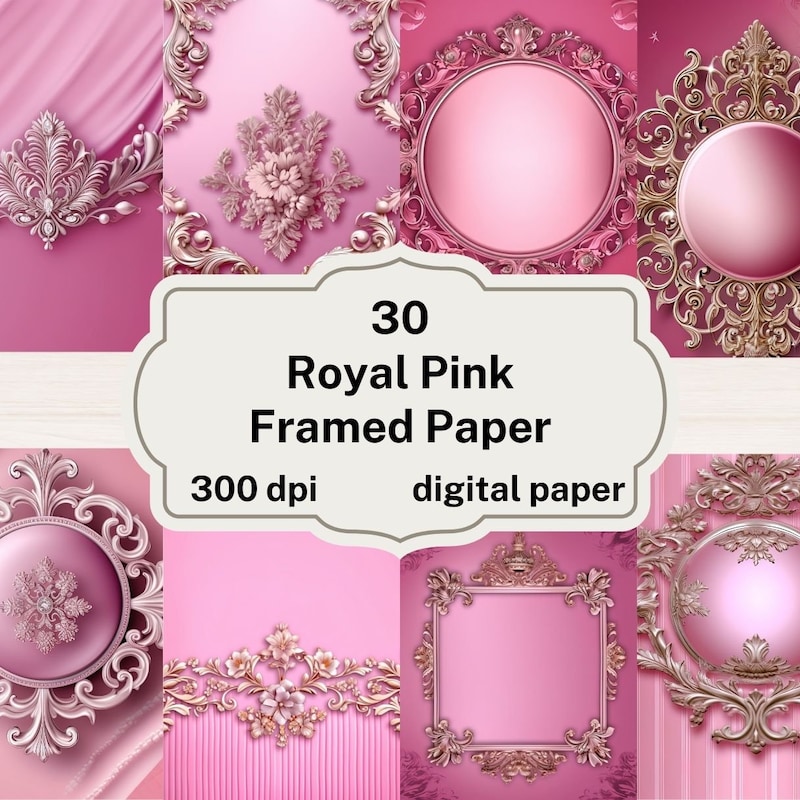 Pink Frame - Etsy