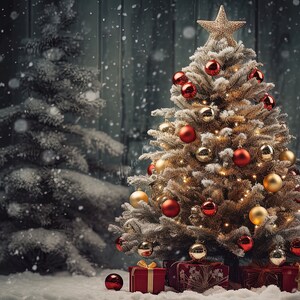Christmas Tree Desktop Wallpapers, Festive Computer Backgrounds for