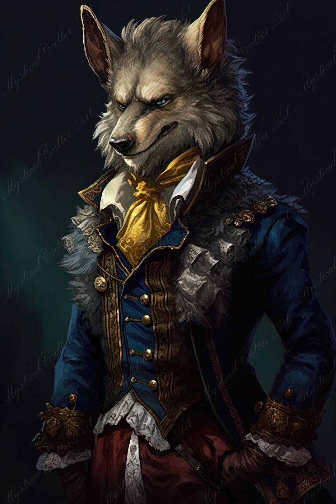 Lord August - Werewolf Art Werewolf Print Fairytale Art Mythical ...