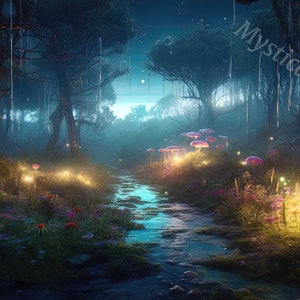 5 Realistic Fantasy - computer wall paper, digital wallpaper, desktop background, digital download