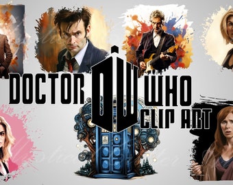 Doctor Who Clip Art - 20 transparent png images of characters from our favorite Tardis flying Time Lord series