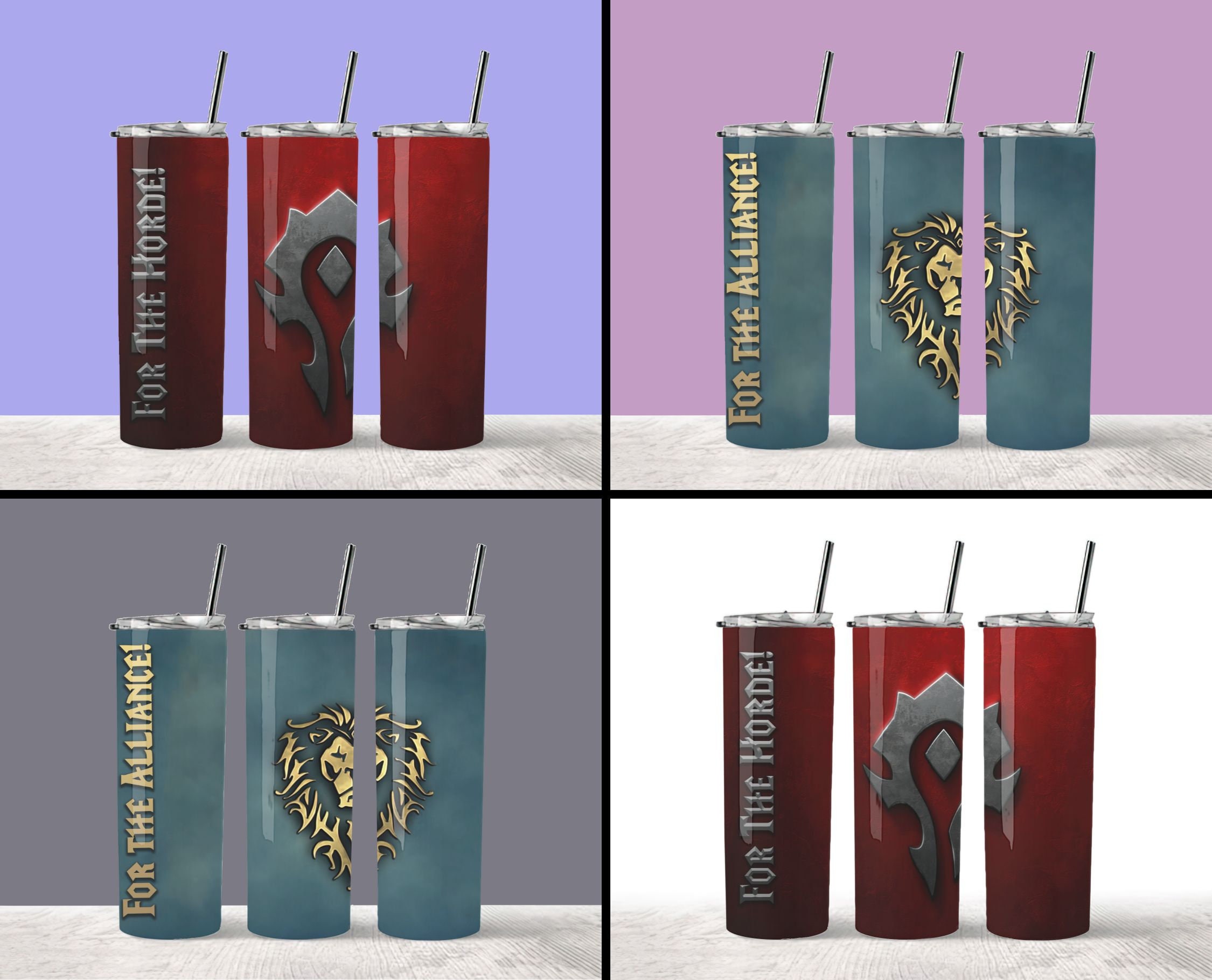 LV Tumbler file Pack  WarRap Designs & Tumblers