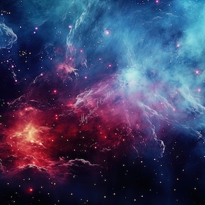 Dark Galaxy Sfondi vol. 2, galassia sfondo del computer stelle e nuvole sfondo digitale fantasy sfondo del desktop download istantaneo